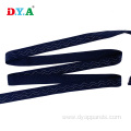 25 mm black webbing silicone gripper